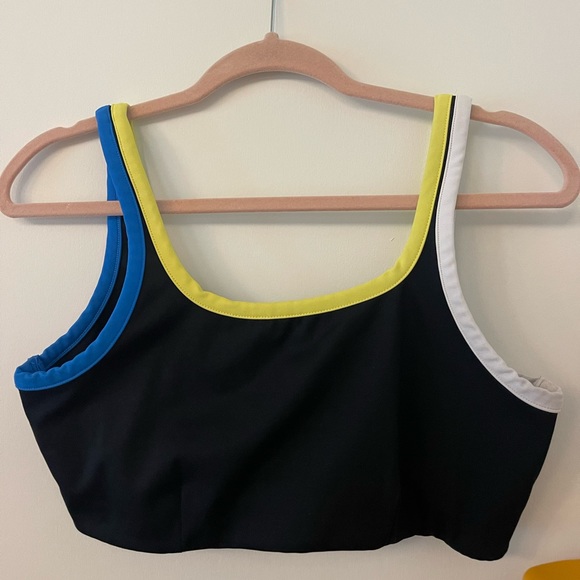 SPORTS BRA BLACK SPLIT 59 - Picture 7 of 7